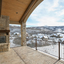 outdoor fireplace