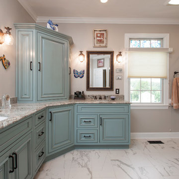 Tuscan inspired Master Bathroom Design Locust Grove, VA