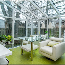 Cleveland Heights solarium, kitchen and dining