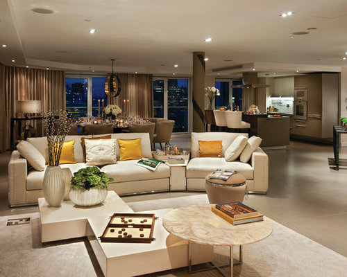 Open Plan Living Room  Houzz