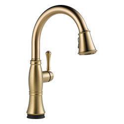 Delta Cassidy Single Handle Pull-Down Kitchen Faucet with Touch2O&reg; Technology - Kitchen Faucets