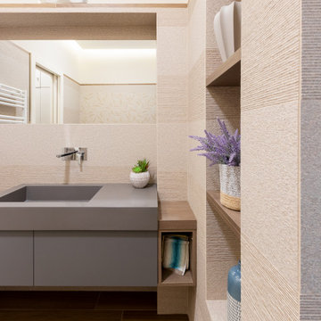 Contemporaneo Stanza Da Bagno