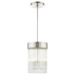 Livex Lighting - Livex Lighting 49828-91 Norwich - Three Light Chandelier - No. of Rods: 3  Canopy IncludedNorwich Three Light  Brushed Nickel BrushUL: Suitable for damp locations Energy Star Qualified: n/a ADA Certified: n/a  *Number of Lights: Lamp: 3-*Wattage:60w Candelabra Base bulb(s) *Bulb Included:No *Bulb Type:Candelabra Base *Finish Type:Brushed Nickel