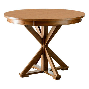 Willow Round Counter Height Table, Distressed Pine