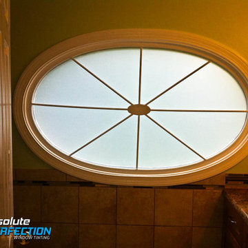 Frosted Window Film in Home Bathrooms