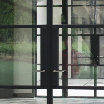 Jada Windows Steel French Doors with Custom Hardware