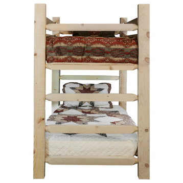 Montana Homestead Twin Over Twin Bunk Bed With Ready To Finish MWHCBBN