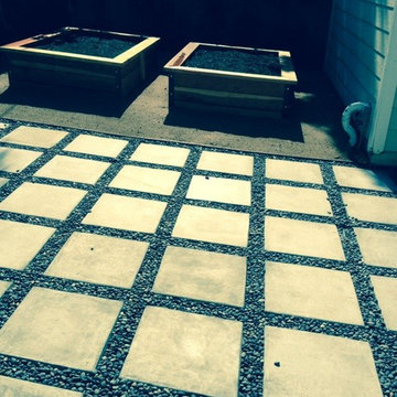 Drought tolerant , xeroscape, DG and pavers