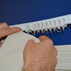 Flexible Rod for Bay Windows - (Bendable Rods for Bow Windows) - Curtain Rods