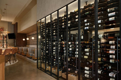 Inspiration for a wine cellar remodel in Austin