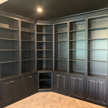 Custom Built Real Wood Bookcases Enhance Your Room's Functionality