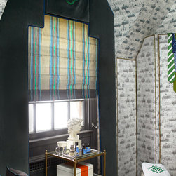 Custom Designed Architectural Toile Wallpaper - Wallpaper