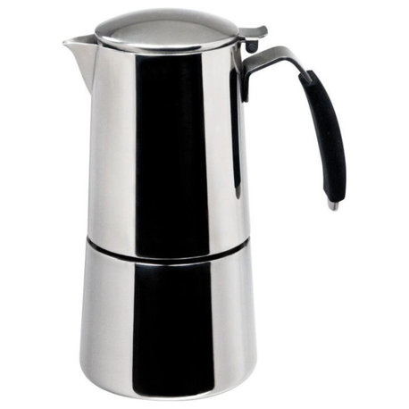 Stainless Steel Espresso Stove Top "Omnia" Pot, 4 Cups