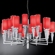 Red chandelier