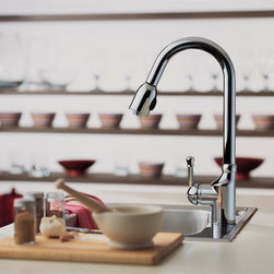 Danze Melrose Single Handle Pull-Down Kitchen Faucet - Kitchen Faucets