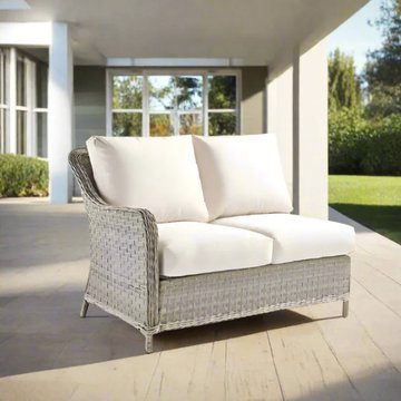 South Sea Rattan Mayfair Left Arm Loveseat