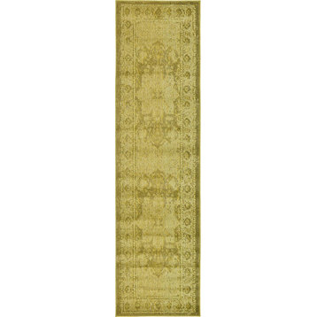 Traditional Dauphine 2'7"x10' Runner Biscuit Area Rug