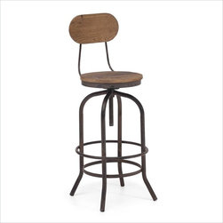 Twin Peaks Industrial Bar Chair - Bar Stools And Counter Stools