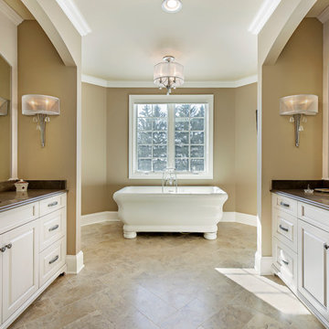 His & Hers Vanities Opposite One Another