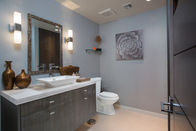 Example of a trendy home design design in Los Angeles