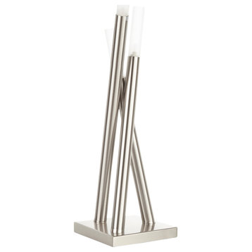 Lumisource Icicle Table Lamp, Brushed Nickel
