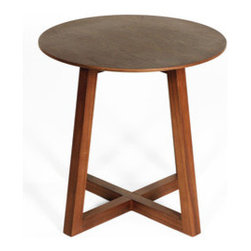 Equis Side Table-Walnut - Products