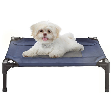 Elevated Dog Bed Portable Pet Bed with Non-Slip Feet - Indoor/Outdoor Dog Cot