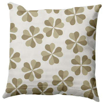Lucky Patch St. Patrick's Day Decorative Throw Pillow, Sustainable Green, 20x20"