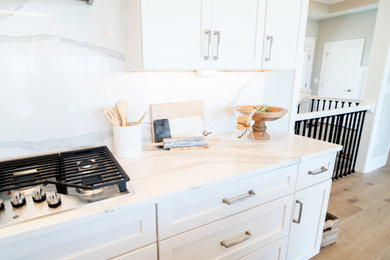 Example of a transitional kitchen design in Other