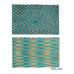 Velvet Ikat Pillow Cover - Decorative Pillows