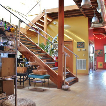 My Houzz: A "Big Beige Box" Becomes a Colorful Live/Work Home
