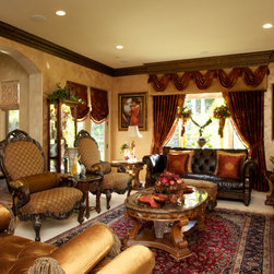 Monte Sereno Living Room - Curtains