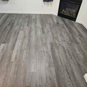 Fire Place Flooring Remodel