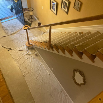Hand rail upgrades.