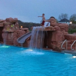 Swimming Pool with Custom Water Feature - Lifestyle And Leisure