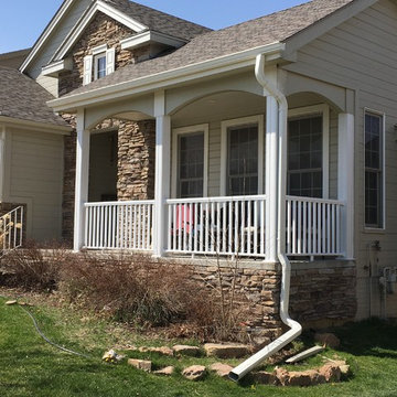 Porch Composite Post and Railing update