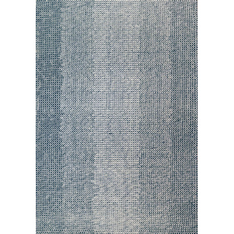 Dynamic Rugs Enchant Knit PET Yarn Area Rug, Navy/Gray, 8'x10'