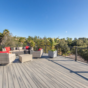 Trex Transcend Island Mist Pool Deck