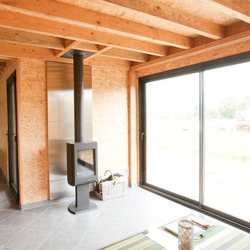 Grange contemporaine pour les vacances