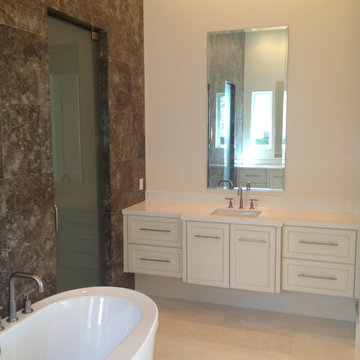 Barrier Free shower for a safer home.