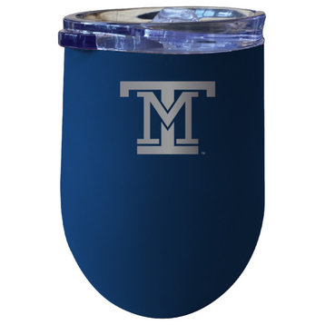 Montana Tech 12 oz Insulated Wine Stainless Steel Tumbler Navy