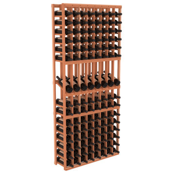 8 Column Display Row Wine Cellar Kit, Redwood, Unstained