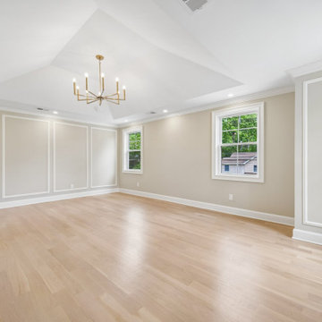 Bedroom Accent Wall & Tray Ceiling in Teaneck, NJ