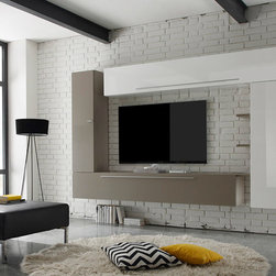 LC Mobili Modern Wall Unit Line 1 - $1,215.00 - Entertainment Centers And Tv Stands