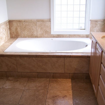Turkish Travertine Master Bath