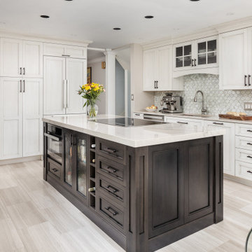 Franklin Lakes Super Clean Traditional Kitchen