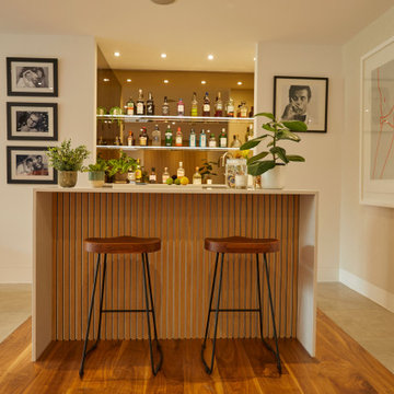 Basement Bar & Living Room Makeover – Clapham, London