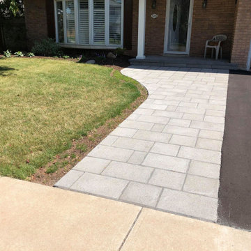 Stone and Ecoraster front Pathways in Burlington