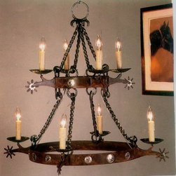 Spur Two-Tier Chandelier - Chandeliers