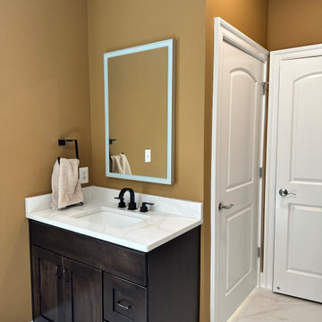 Contemporary Master Bathroom Renovation in Alexandria, VA